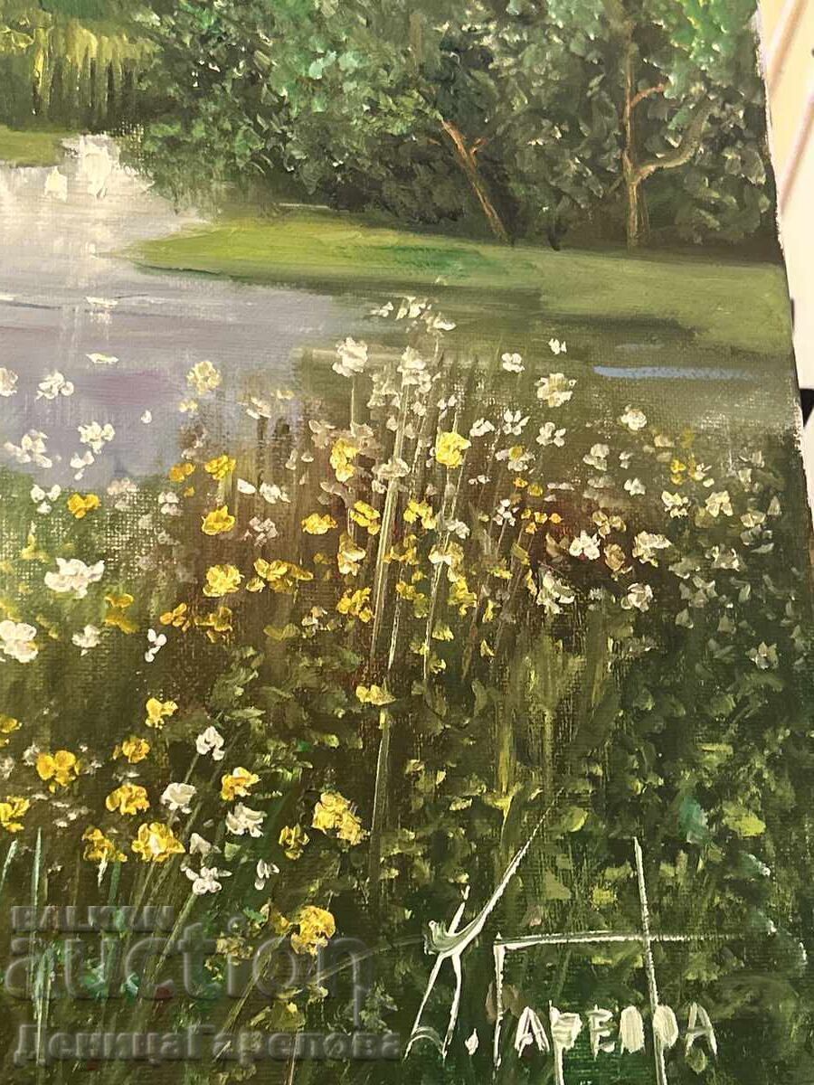 Denitsa Garelova kartina 50/40 “Prolet kraĭ rekata” - 5