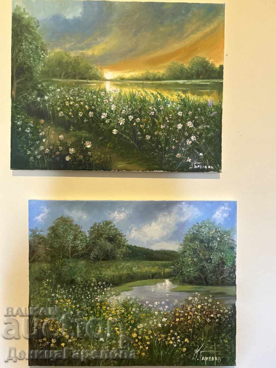 Denitsa Garelova kartina 50/40 “Prolet kraĭ rekata” - 7