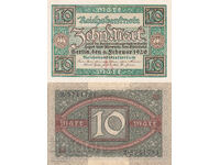 tino37 - GERMANIA - 10 MARCI - 1920 - AU/UNC