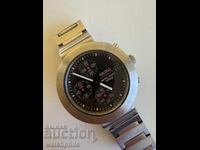 Seiko quartz chronograph men's watch, works. Rare