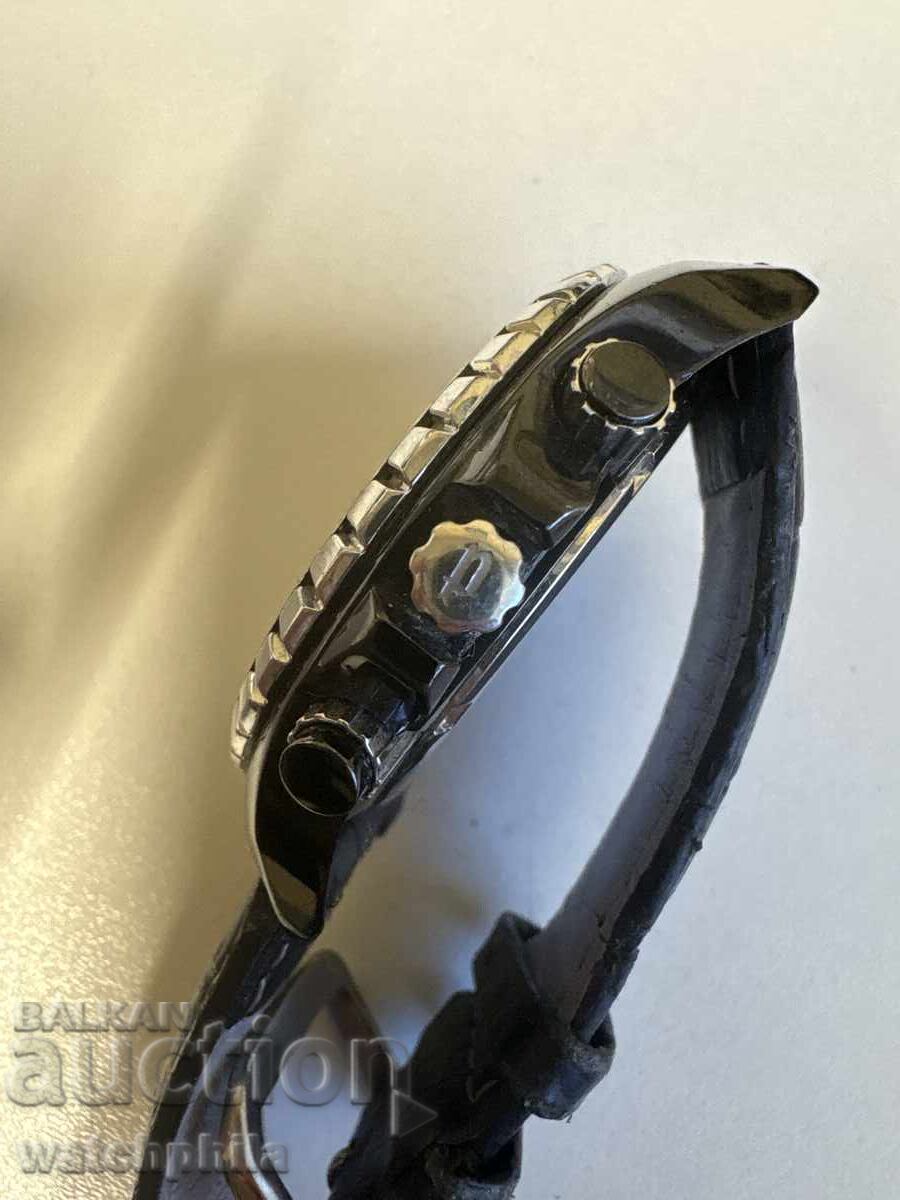 Auction  Police quartz chronograph men's watch, works. Rare