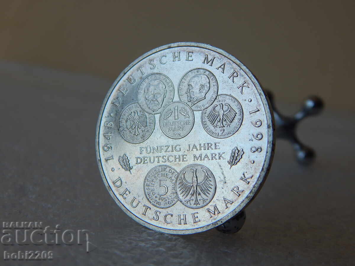 Licitație Monedă de argint 925 10 Deutsche Mark 1948-1998 50 de ani D.M