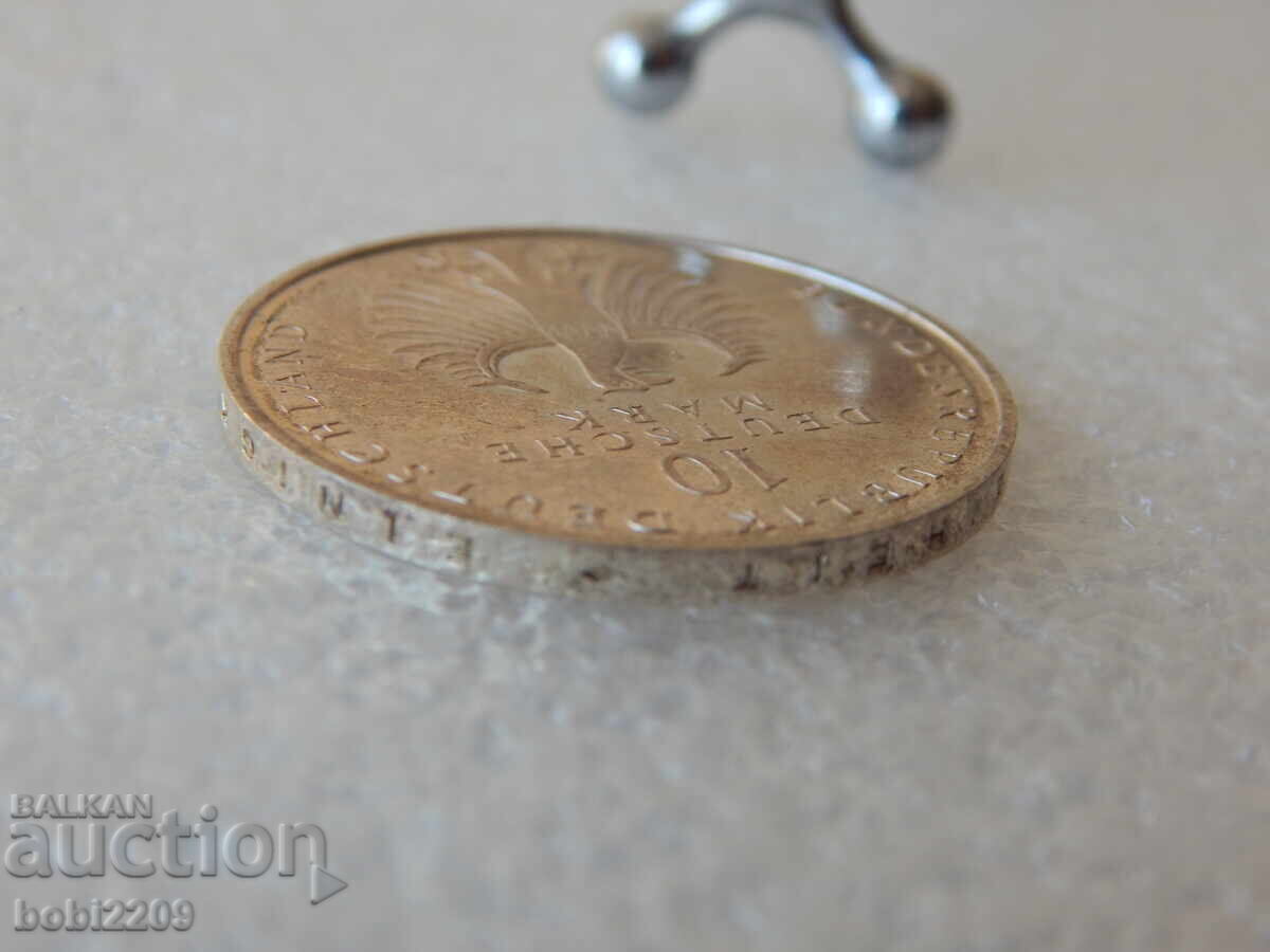 Monedă de argint 925 10 Deutsche Mark 1948-1998 50 de ani D.M - 6