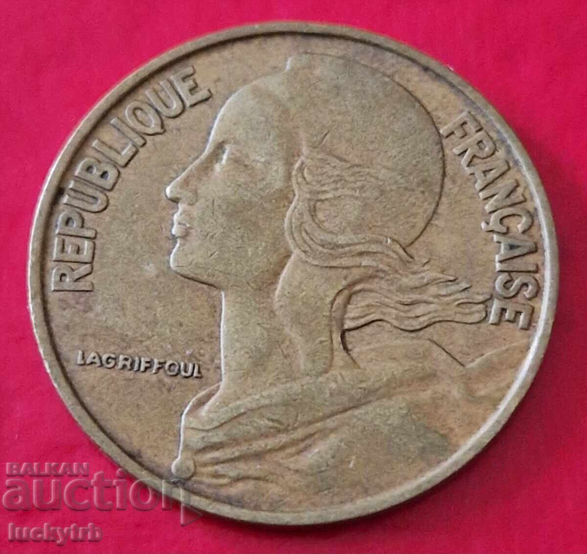20 centimes 1963 - Γαλλία με τιμή € 0.20 | 0.39 BGN