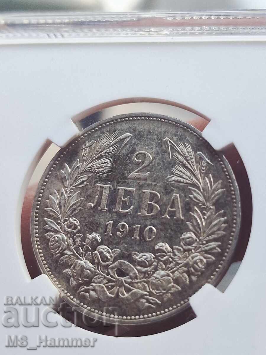 2 leva 1910 Au53 NGC με τιμή € 199.00 | 389.21 BGN 2 leva 1910 Au53 NGC με τιμή € 199.00 | 389.21 BGN