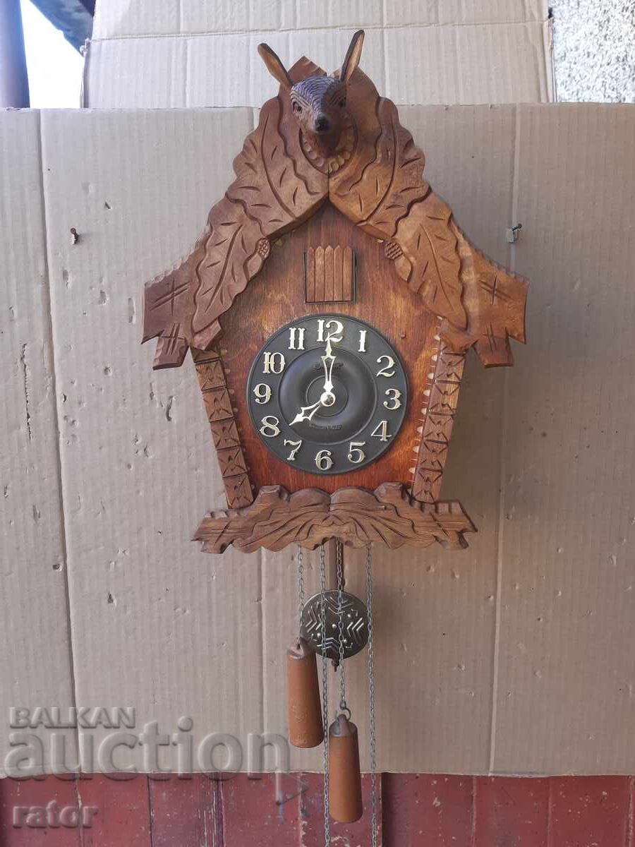 Стенен часовник с кукувица МАЯК - РЯДЪК , ДЪРВЕН с цена € 78.99 | 154.49 лв.