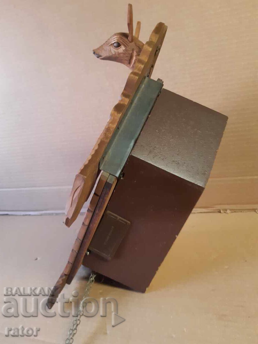 Стенен часовник с кукувица МАЯК - РЯДЪК , ДЪРВЕН - 5