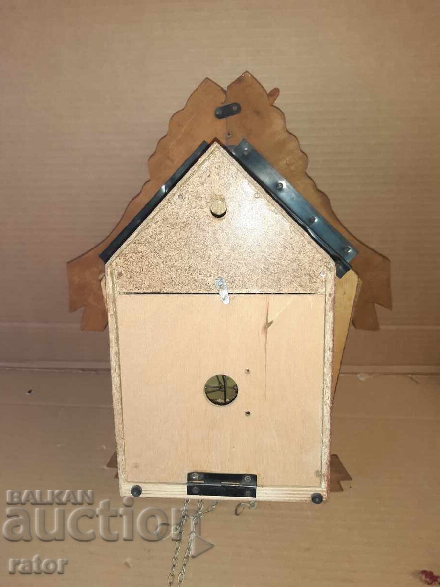 Стенен часовник с кукувица МАЯК - РЯДЪК , ДЪРВЕН - 6