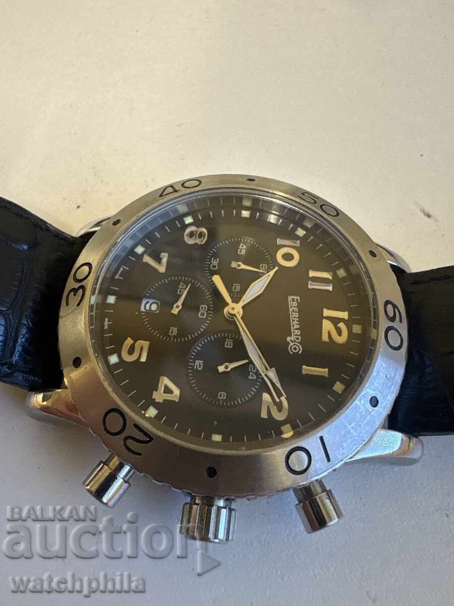 Licitație Eberhard cronograf ceas barbatesc. Functioneaza, replica