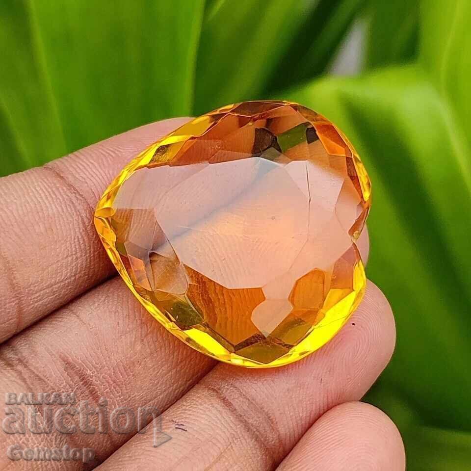 Licitație BZTS! 40 k-ta topaz inimă de 1st