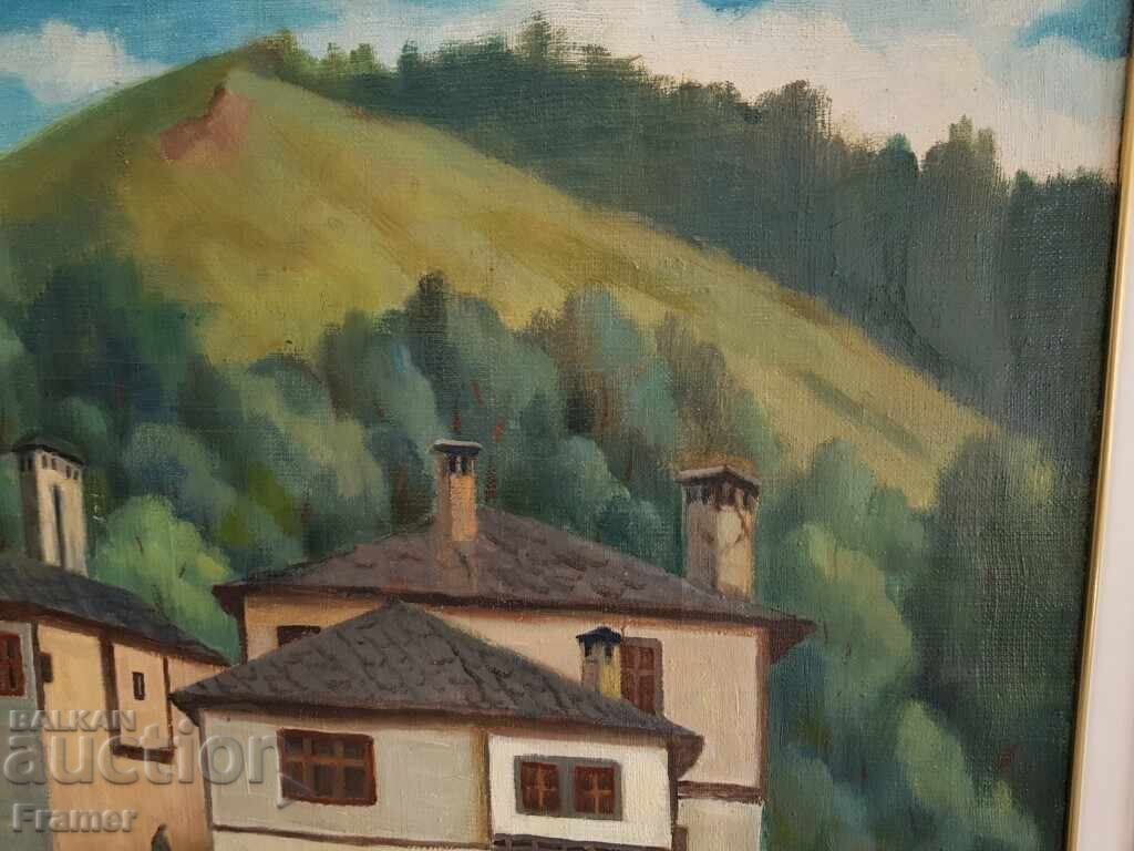 Παράδοση Boris Kolev 1906/1982 Τοπίο Shiroka Laka 1949 λαδομπογιές Παράδοση Boris Kolev 1906/1982 Τοπίο Shiroka Laka 1949 λαδομπογιές