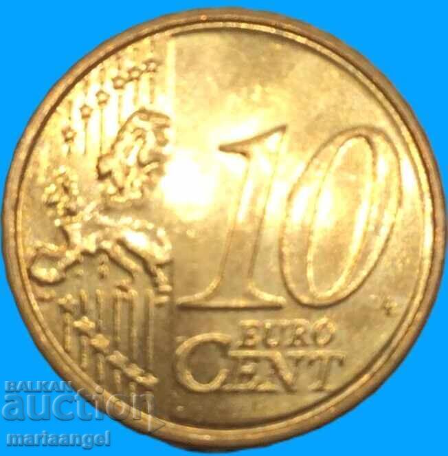 10 евро цента 2024 Словения UNC с цена € 1.00 | 1.96 лв.