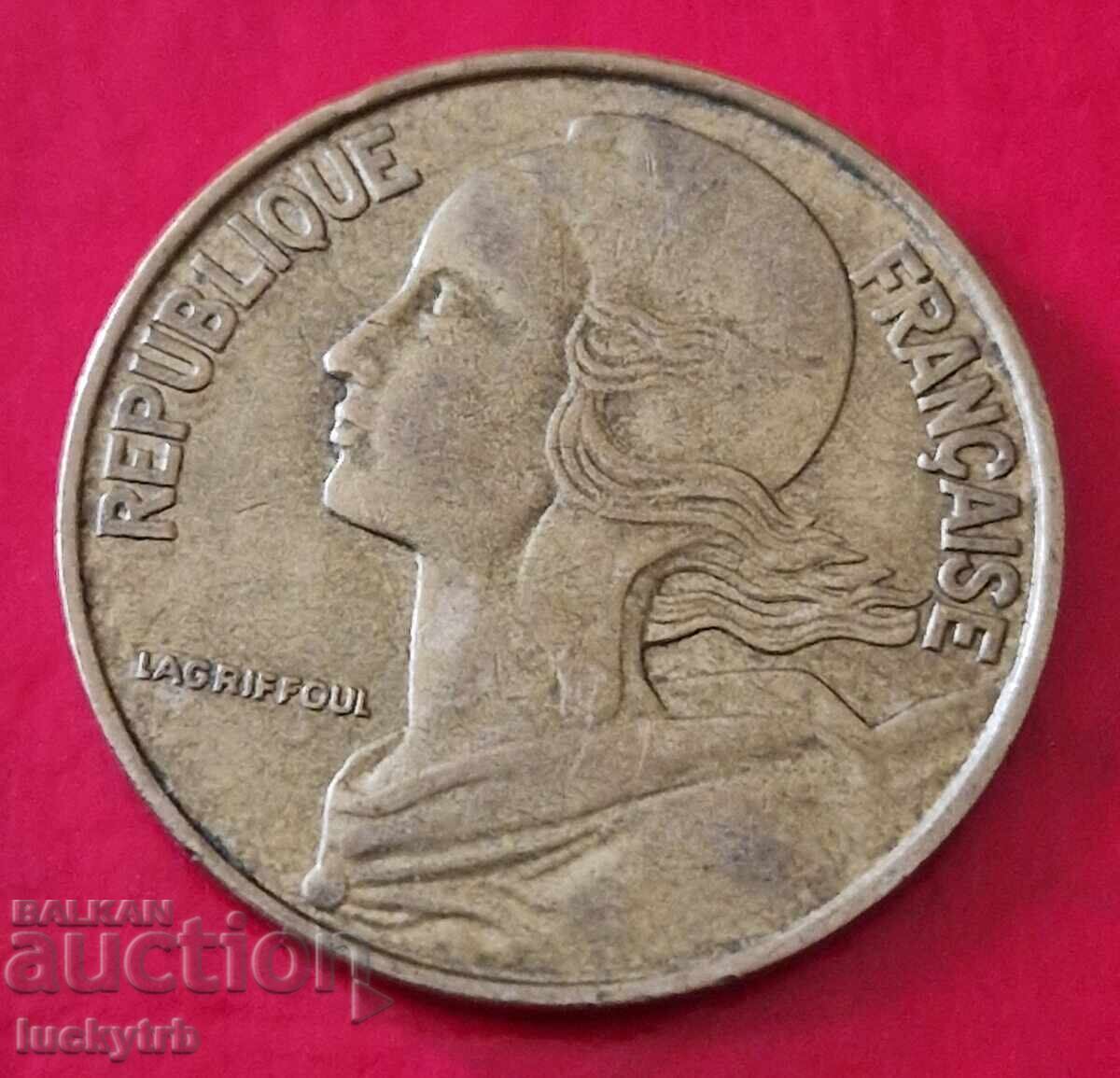 20 bani 1967 - Franța cu preț € 0.20 | 0.39 BGN