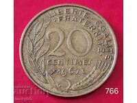 20 λεπτά 1967 - Γαλλία
