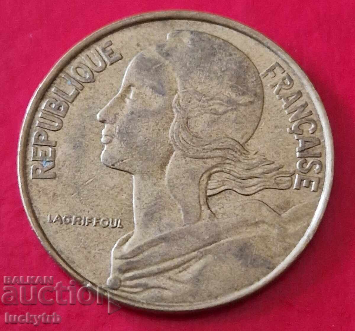 20 centime 1975 - Franța cu preț € 0.20 | 0.39 BGN