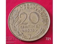 20 centimes 1975 - France