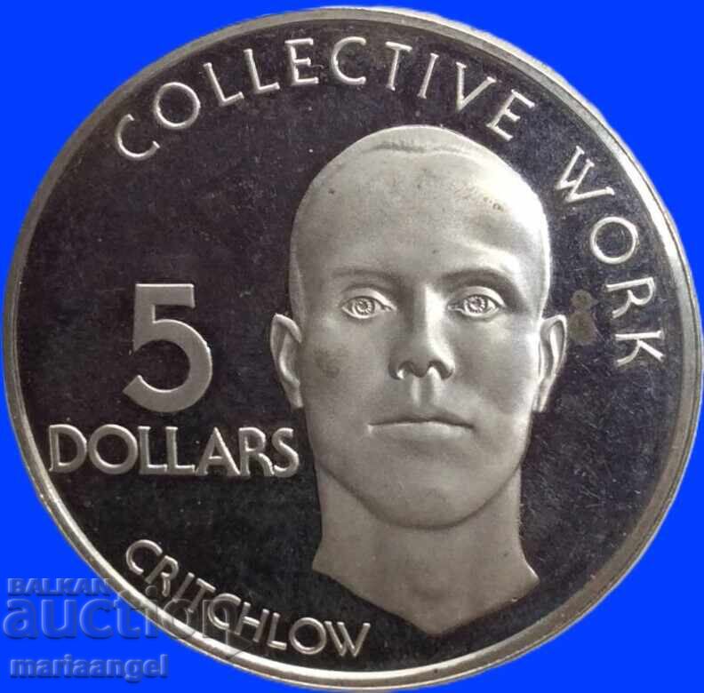 Guyana 5 dolari 1978 argint 500 - 7