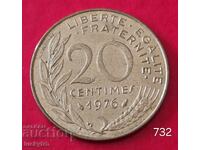 20 centimes 1976 - Γαλλία