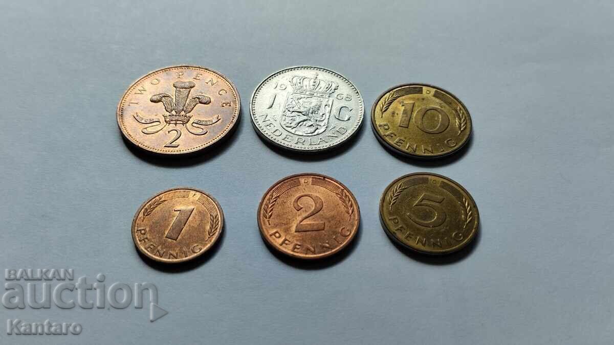 Чужди монети - 6 броя с цена € 1.50 | 2.93 лв.