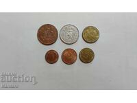 Monede străine - 6 bucăți