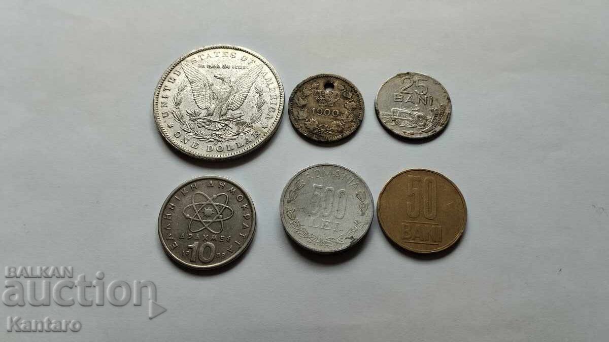 Monede străine - 6 bucăți cu preț € 2.60 | 5.09 BGN