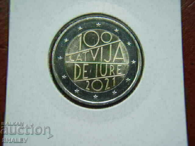 2 euro 2021 Latvia "100 years" /Latvia/ - Unc (2 euro) with price € 5.09 | 9.96 BGN 2 euro 2021 Latvia "100 years" /Latvia/ - Unc (2 euro) with price € 5.09 | 9.96 BGN