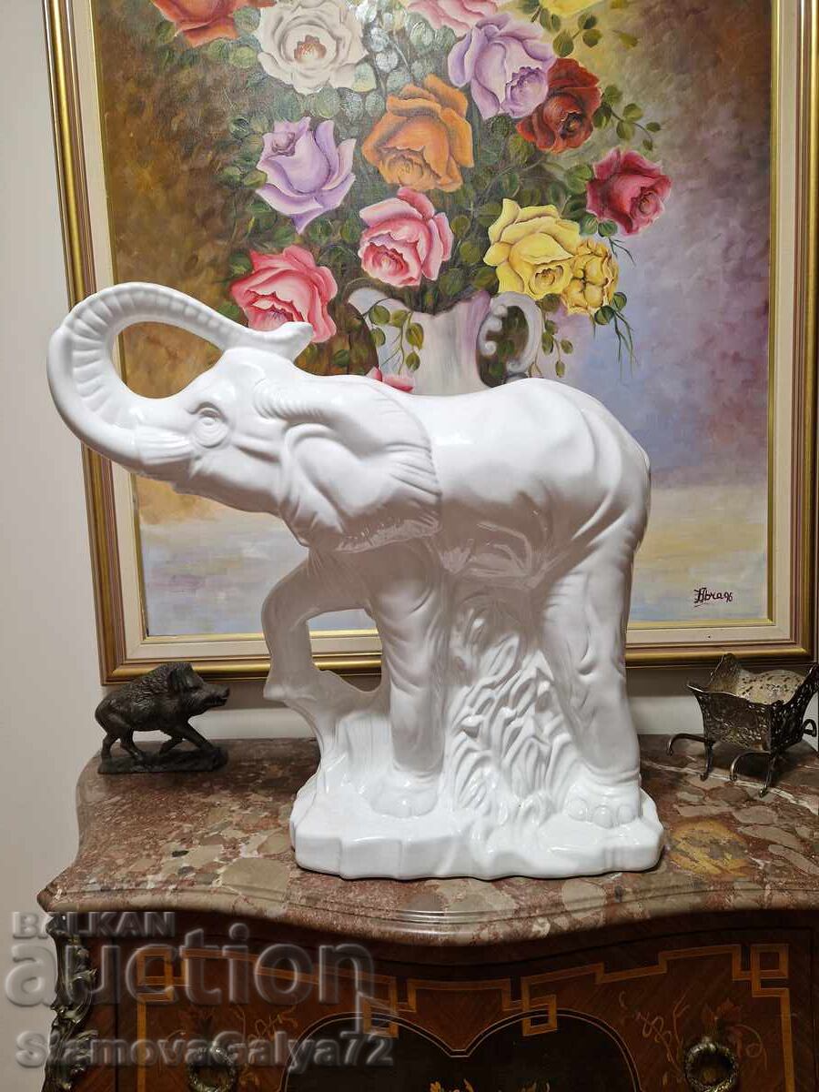 Доставка на Страхотна огромна антикварна порцеланова фигура