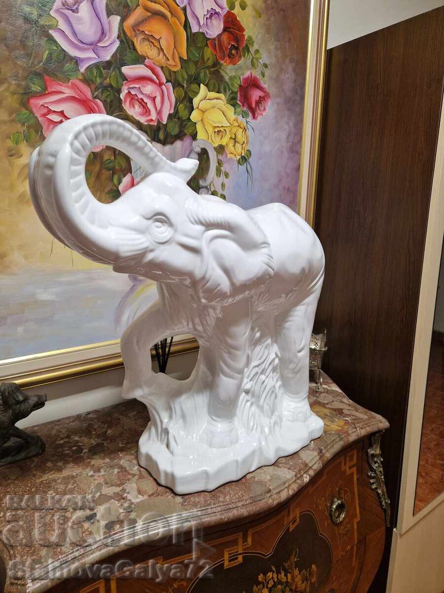 Страхотна огромна антикварна порцеланова фигура - 6