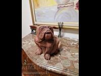 Прекрасна антикварна дървена английска фигура статуетка