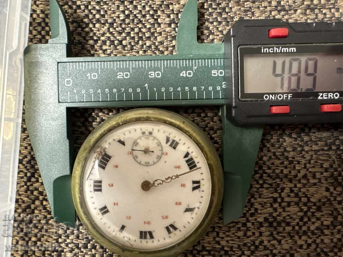 Ελβετικό ρολόι τσέπης. Λειτουργεί - 5