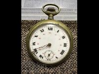 Ελβετικό ρολόι τσέπης. Λειτουργεί