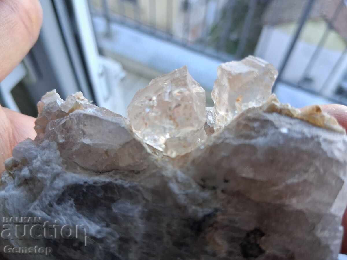 BZC! 825 kt topaz natural specimen pe matrice 1st! - 6