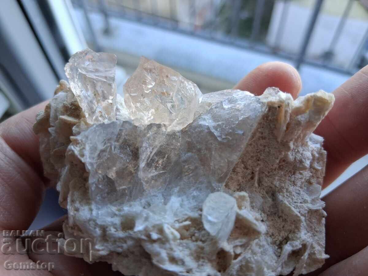 BZC! 825 kt topaz natural specimen pe matrice 1st! - 7