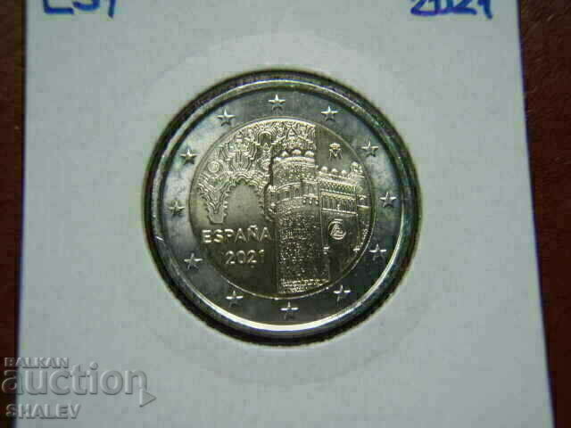 Licitație 2 euro 2021 Spania "Toledo" /Spania/ - Unc (2 euro)