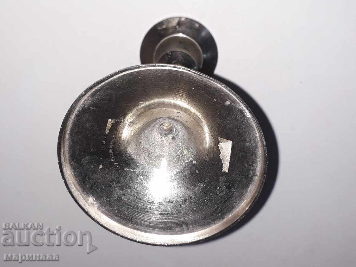 CANDLE HOLDER. CHROME. BRASS with price € 2.50 | 4.89 BGN CANDLE HOLDER. CHROME. BRASS with price € 2.50 | 4.89 BGN