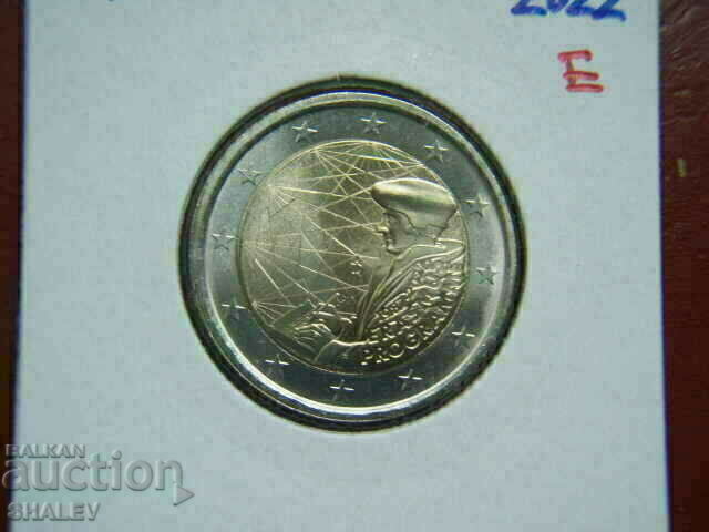 2 euro 2022 Italia „Erasmus” - 2 euro cu preț € 4.89 | 9.56 BGN