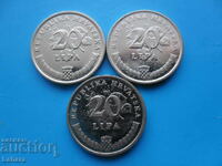 20 lipa 1995, 1996, 1999 έτος. Κροατία