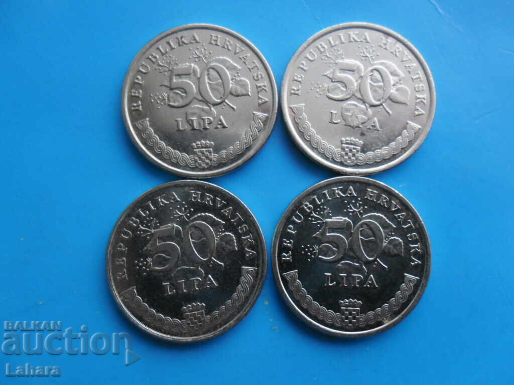 50 lipa 2011, 2012, 2013, 2014 an. Croația