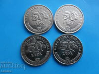 50 lipa 2011, 2012, 2013, 2014 an. Croația