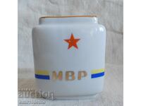MVR NM People's Militia? Vase pencil holder cigarette case?