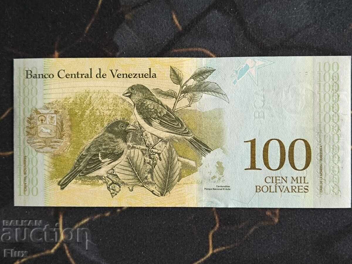 Τραπεζογραμμάτιο - Βενεζουέλα - 100 μπολίβαρ UNC | 2017 με τιμή € 2.00 | 3.91 BGN