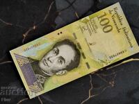 Τραπεζογραμμάτιο - Βενεζουέλα - 100 μπολίβαρ UNC | 2017