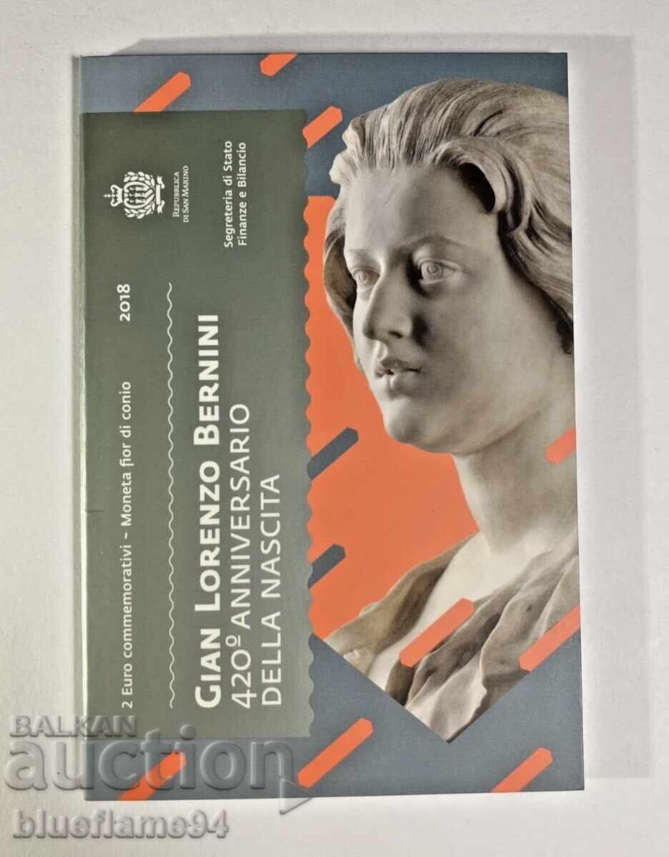 2 Euro San Marino 2018 Bernini