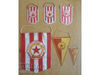 6 футболни флагчета ЦСКА
