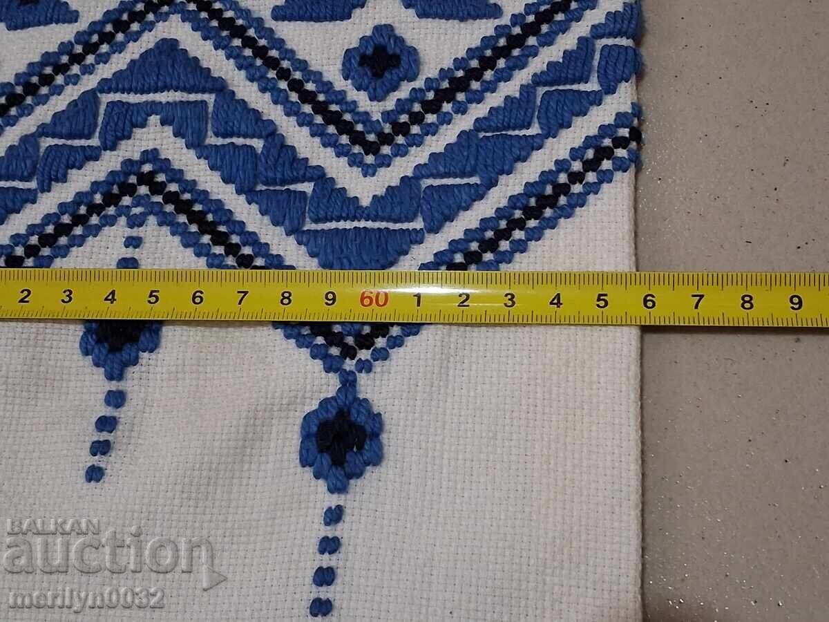 Livrarea Fetă de pernă costum brodat țesut veche