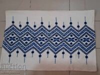 Стара тъкана бродирана везана калъфка за възглавница носия