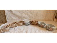 Сервиз за кафе керамика Комбинат за приложни изкуства 1988