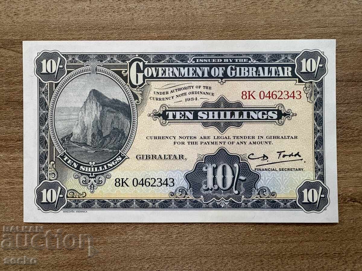 Gibraltar - 10 șilingi (2018) UNC