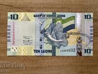 Σιέρα Λεόνε - 10 λεόνε (2022), UNC