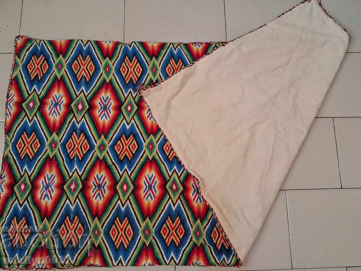 Licitație Covor vechi țesut manual pentru perete 114/60 cm covoraș față de pernă